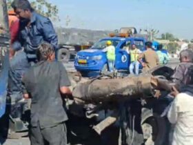 अजमेर: गैस टैंकर और ट्रक में जोरदार टक्कर के बाद भीषण आग, 4 लोग जिंदा जले