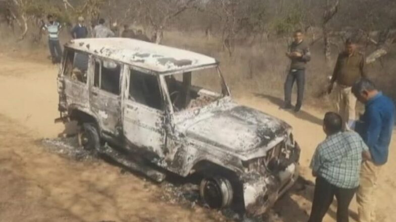 राजस्थान से अपहरण कर दो युवकों को हरियाणा में कर दिया आग के हवाले