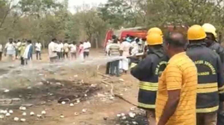 कांचीपुरम पटाखा फैक्ट्री में विस्फोट : 11 की मौत