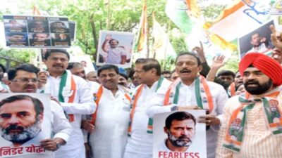 महाराष्ट्र कांग्रेस ने राहुल गांधी की जेल की सजा का विरोध किया