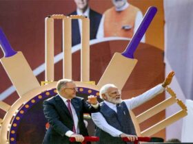 मोदी, अल्बानीज ने भारत-ऑस्ट्रेलिया टेस्ट मैच से पहले स्टेडियम का ‘लैप ऑप ऑनर’ लगाया