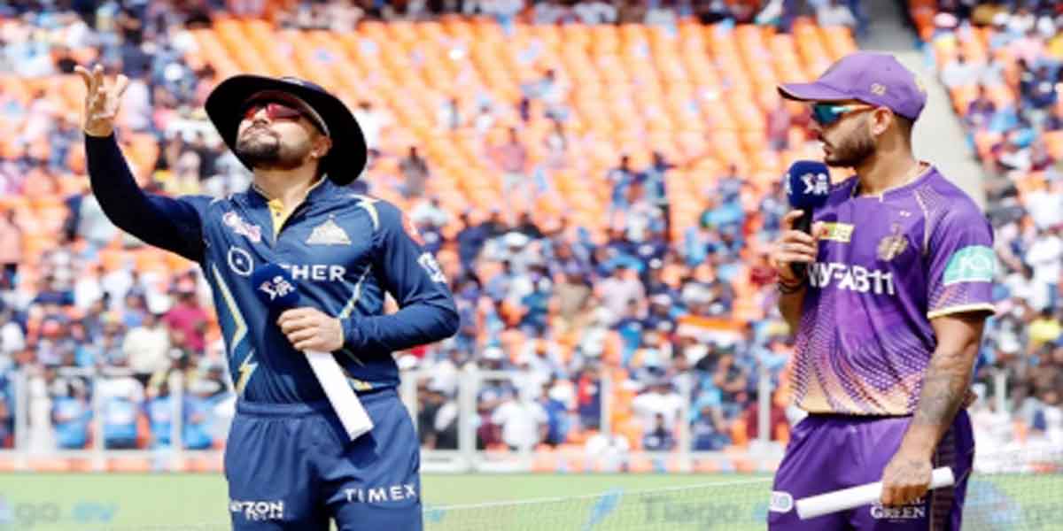 गुजरात ने टॉस जीतकर पहले बल्लेबाजी चुनी