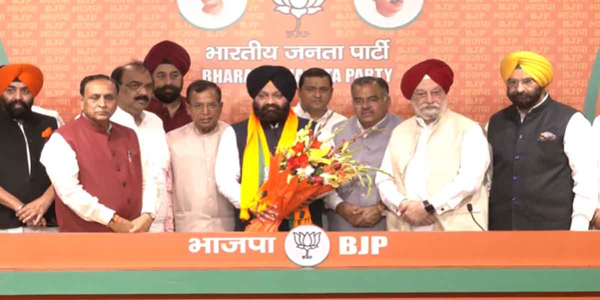 शिरोमणि अकाली दल को बड़ा झटकाः पूर्व विधायक इंदर इकबाल सिंह भाजपा में शामिल