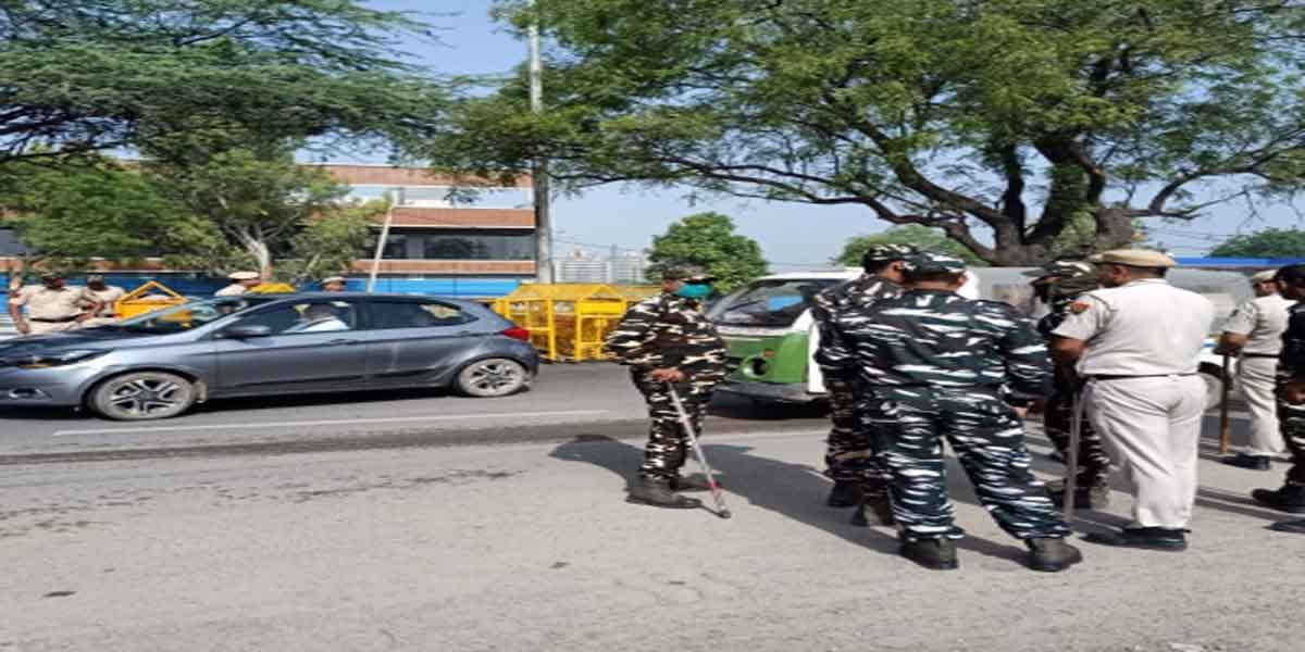 पहलवानों के समर्थन में किसानों के प्रदर्शन से पहले दिल्ली की सभी सीमाओं पर फोर्स तैनात