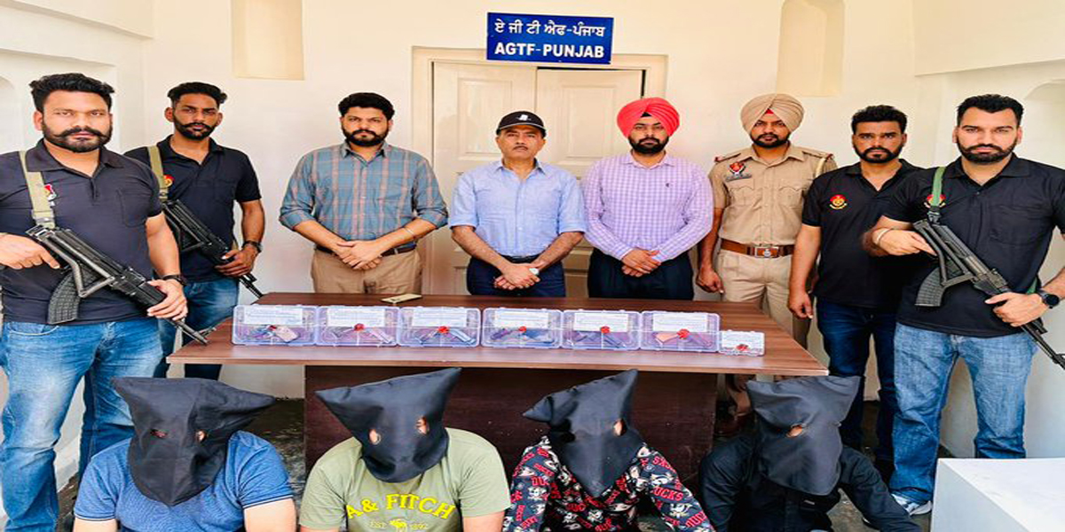 लॉरेंस बिश्नोई गैंग के चार शूटर पंजाब से गिरफ्तार