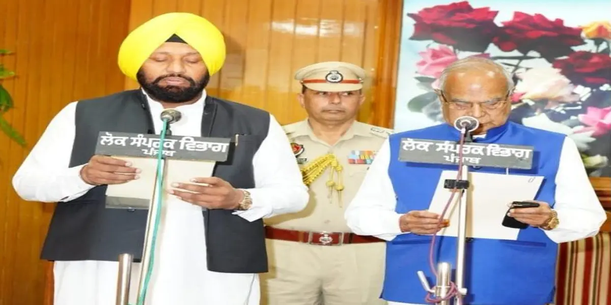 पंजाब में नवनियुक्त मंत्रियों को विभाग मिले