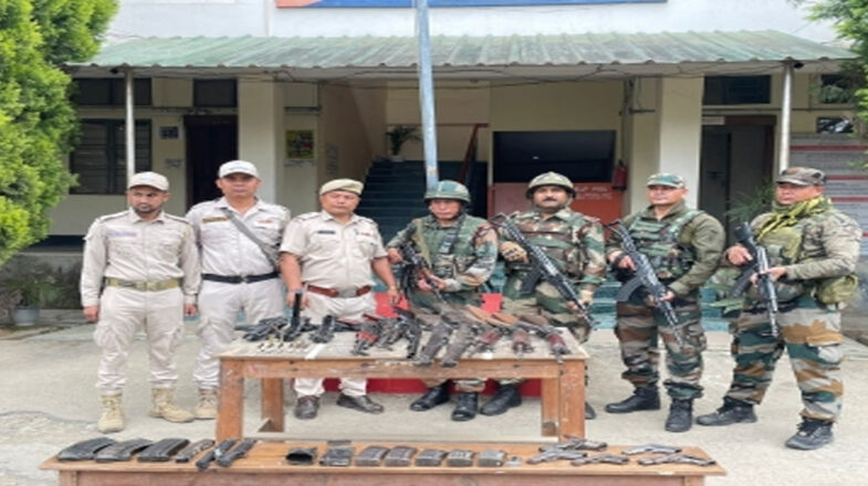 मणिपुर में लूटे गए 1,040 अत्याधुनिक हथियार बरामद