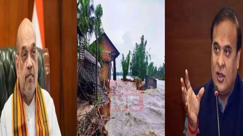शाह का बाढ़ प्रभावित असम के मुख्यमंत्री को केंद्रीय मदद का आश्वासन