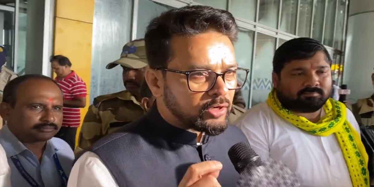 ‘इंडिया’ के सदस्यों का मणिपुर दौरा दिखावा: अनुराग ठाकुर