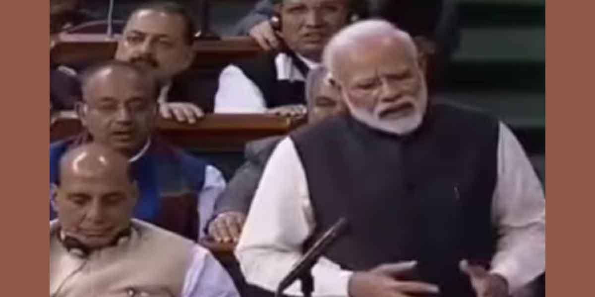 अविश्वास प्रस्ताव पर मोदी की भविष्यवाणी वायरल