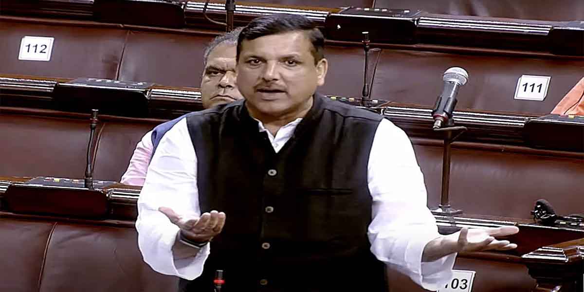 संजय सिंह पूरे सत्र के लिए निलंबित