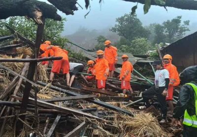 रायगढ़ भूस्खलनः 24 लोगों की मौत, 84 लोग लापता