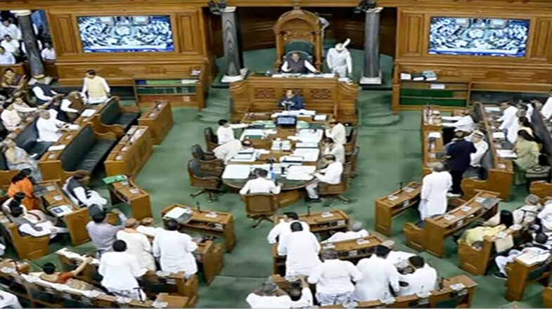 अधीर के निलंबन पर लोक सभा में हंगामा