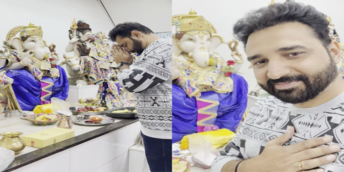 अभिनेता रोमांच मेहता ने एम्स्टर्डम में किए गणपति बप्पा के दर्शन