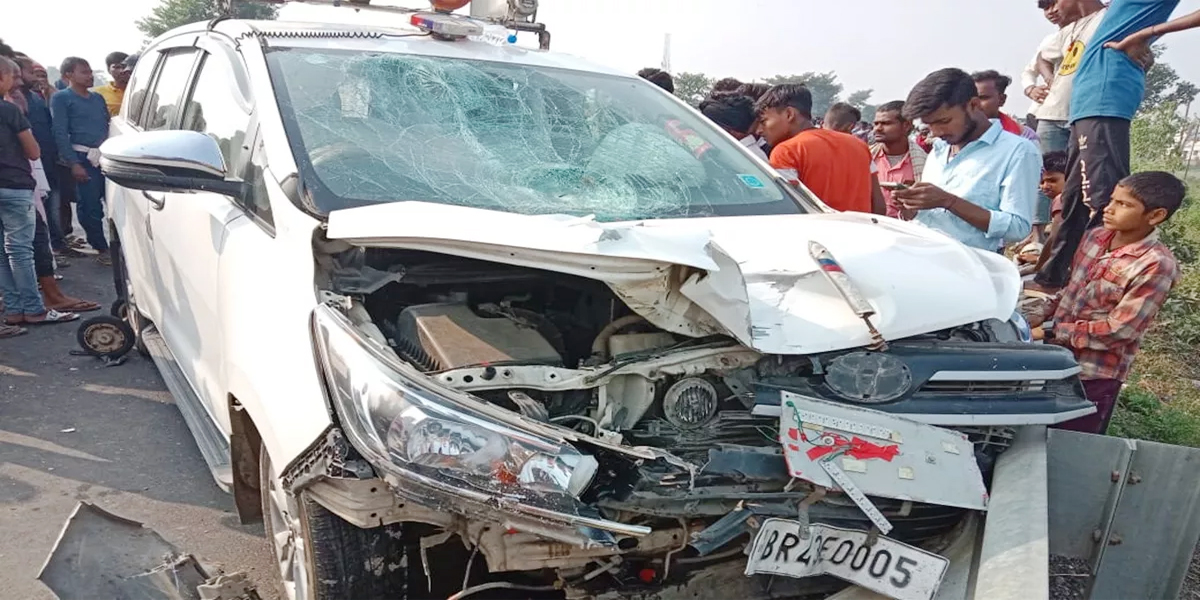 मधेपुरा डीएम की गाड़ी ने 5 को कुचला, मां-बेटी समेत 3 की मौत