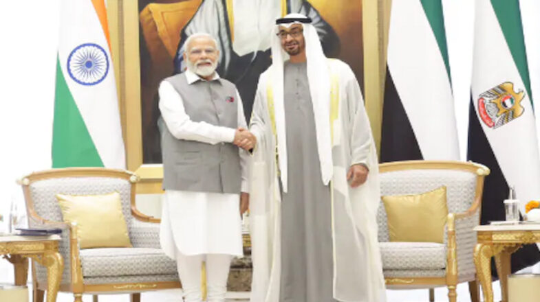 यूएई के राष्ट्रपति से मोदी ने की बात