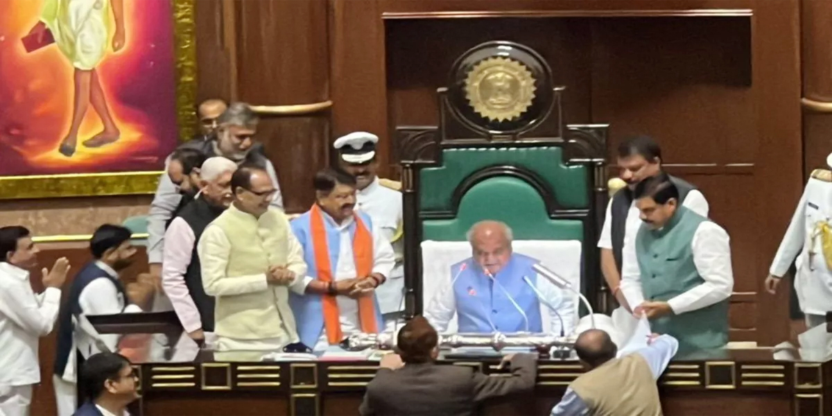 नरेंद्र सिंह तोमर मध्य प्रदेश विधानसभा के अध्यक्ष सर्वसम्मति से निर्वाचित