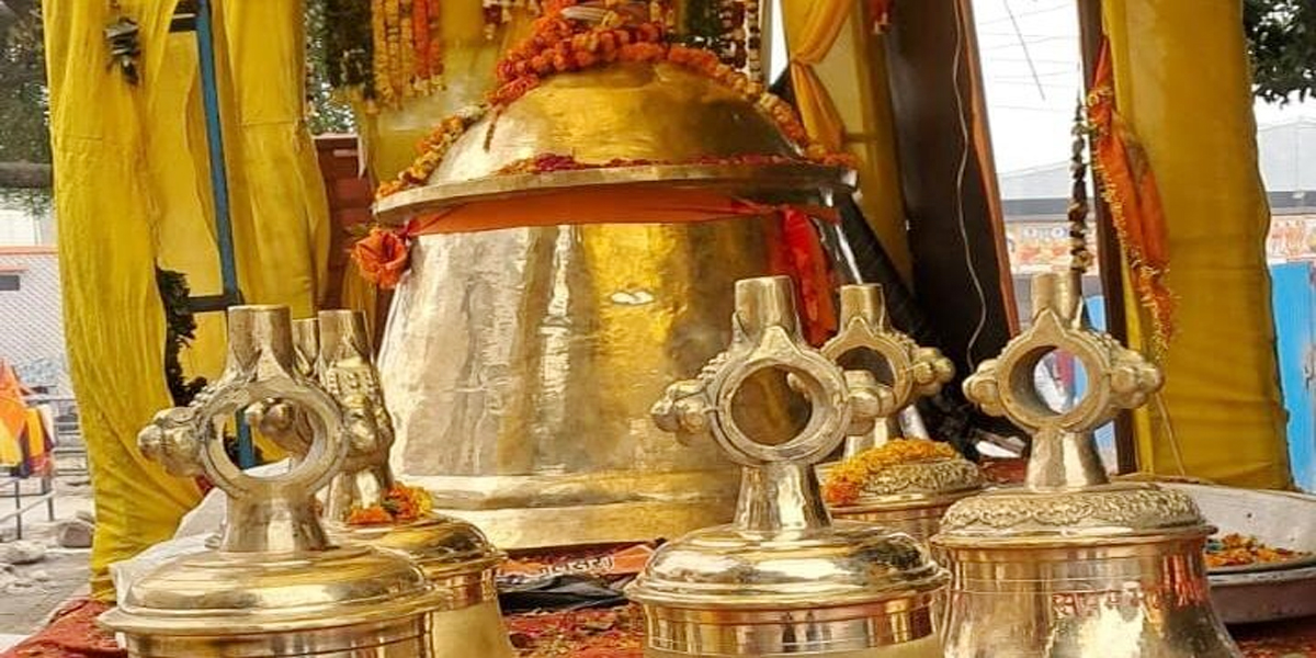 राम मंदिर के लिए सौंपा गया 2,400 किलो का घंटा, दस किमी तक जाएगी आवाज