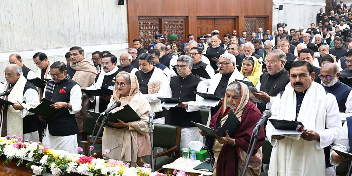 शहाबुद्दीन ने हसीना को नियुक्त किया प्रधानमंत्री