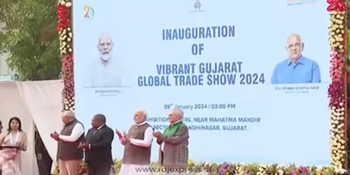 मोदी ने किया वाइब्रेंट गुजरात ग्लोबल समिट 2024 का उद्घाटन