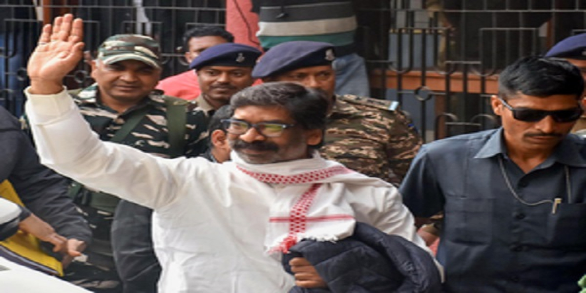 हेमंत सोरेन की ईडी रिमांड और पांच दिन के लिए बढ़ी