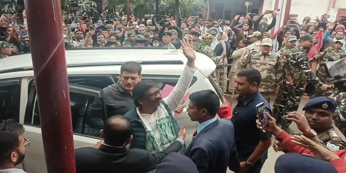 हेमंत सोरेन पांच दिनों की ईडी रिमांड पर