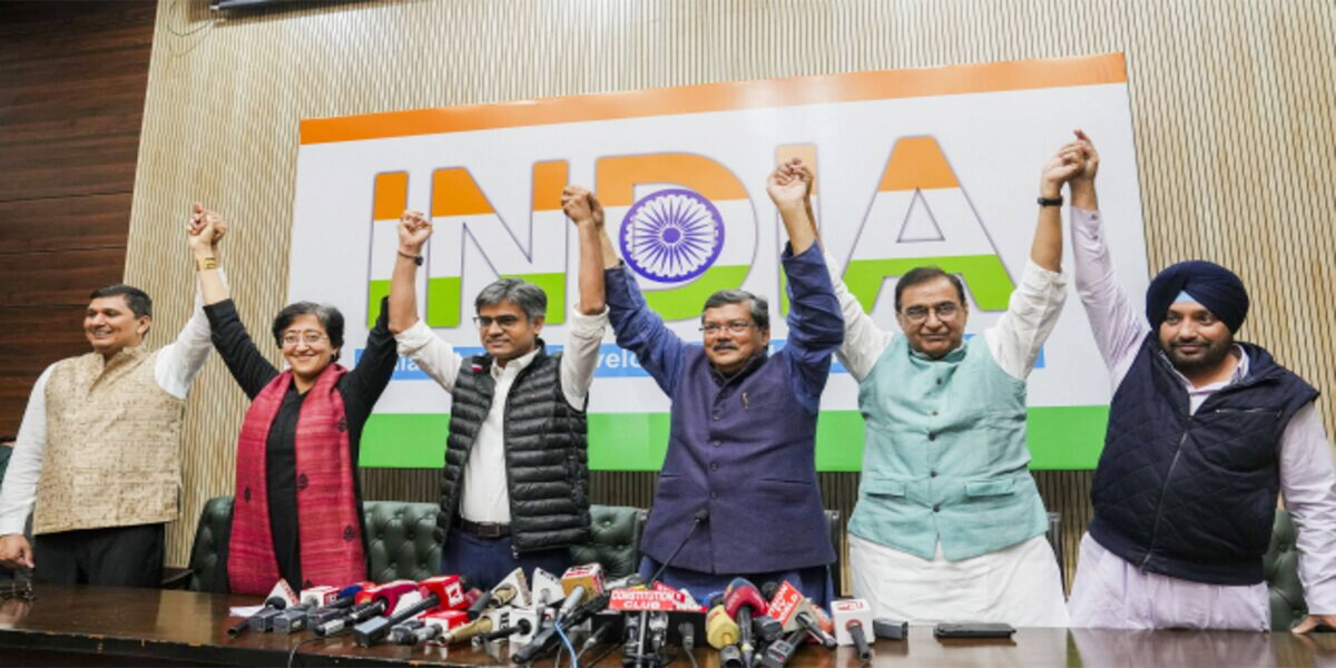 आप और कांग्रेस के बीच दिल्ली समेत 5 राज्यों में सीट बंटवारे का ऐलान