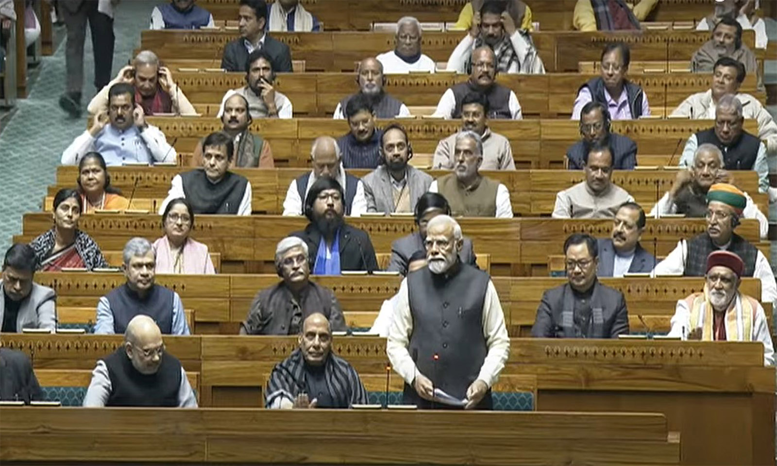 मोदी के भाषण में चुनाव का एजेंडा