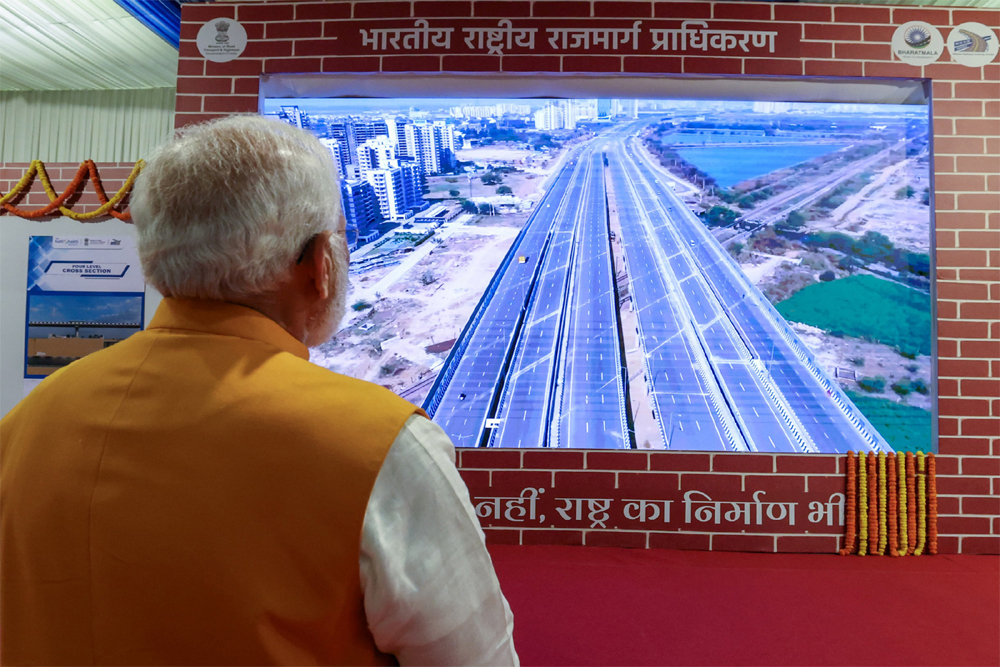द्वारिका एक्सप्रेस वे का उद्घाटन