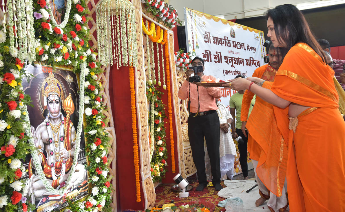 हनुमान जयंती पर दर्शन करने उमड़े श्रद्धालु