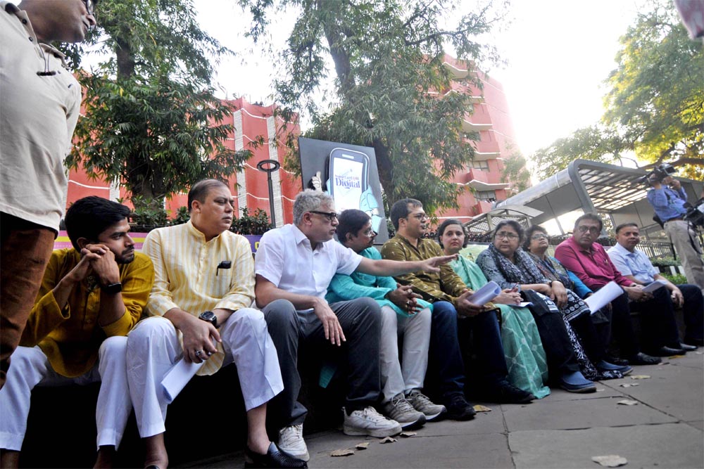 चुनाव आयोग पर तृणमूल का प्रदर्शन