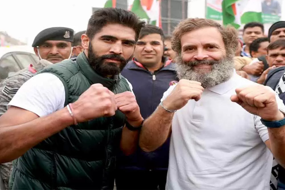 बॉक्सर विजेंदर सिंह भाजपा में शामिल