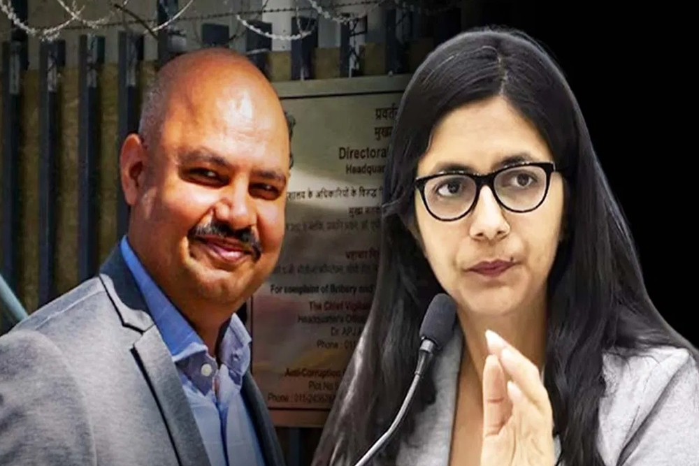 स्वाति मालीवाल मामले में दिल्ली पुलिस ने बिभव कुमार को हिरासत में लिया