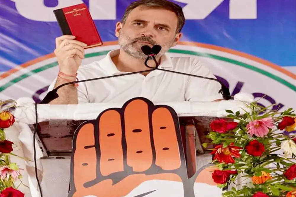राहुल ने किसान और अग्विनीर का मुद्दा उठाया