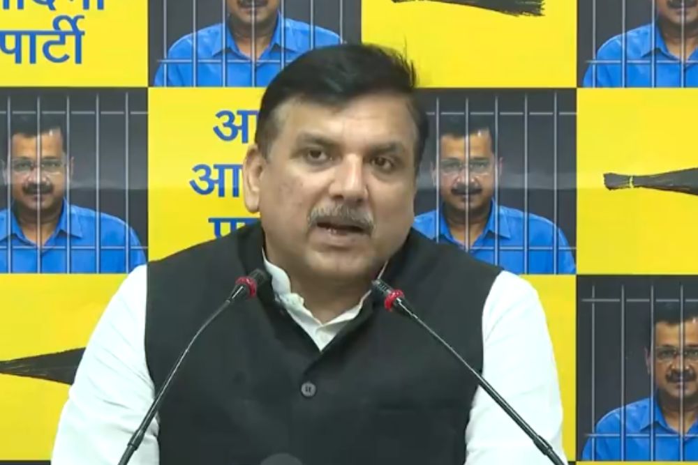 भाजपा चाहती है कि दिल्ली के लोगों को पानी न मिले: संजय सिंह