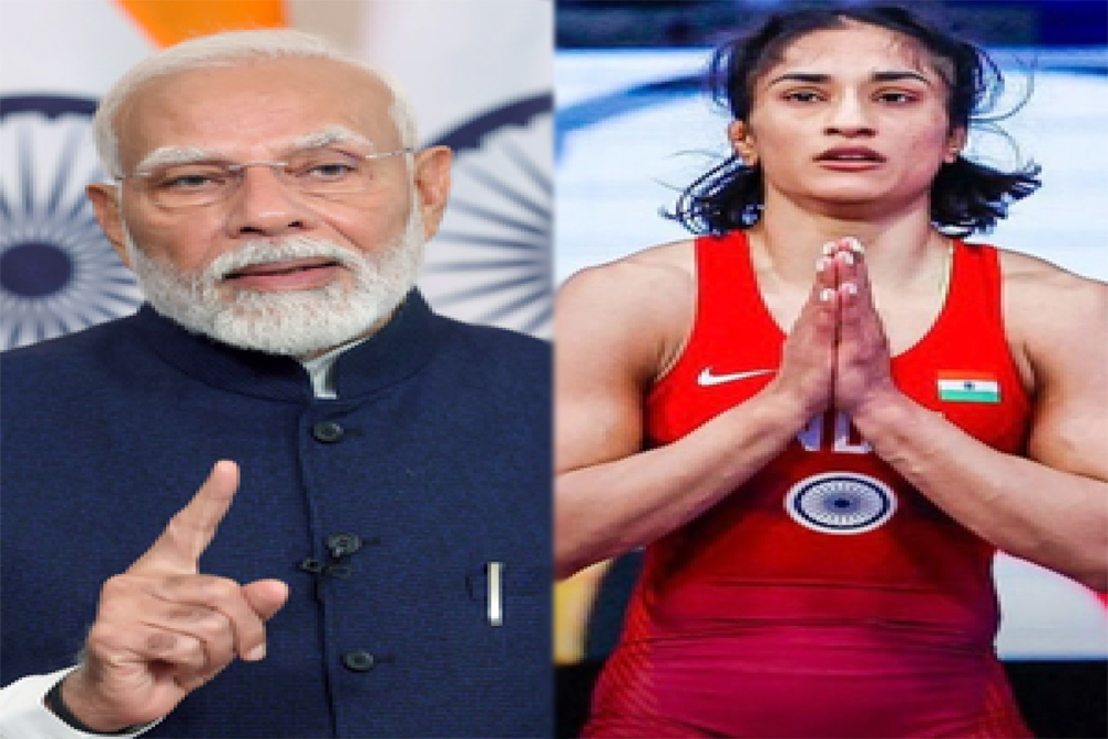 विनेश फोगाट की तारीफ में पीएम मोदी ने कहा आपने इतिहास रचा है