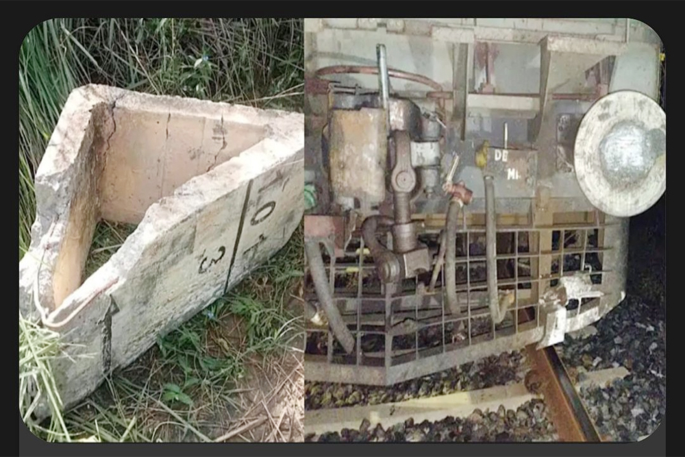 अजमेर में डिरेल करने की साजिश नाकाम, ट्रैक पर मिला सीमेंट ब्लॉक