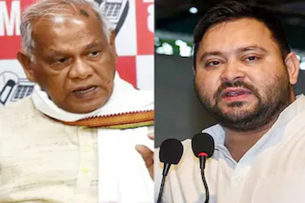 तेजस्वी और जीतन राम मांझी आमने-सामने