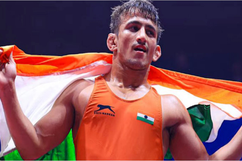 अंडर-23 विश्व कुश्ती चैंपियनशिप में चिराग चिकारा ने जीता गोल्ड