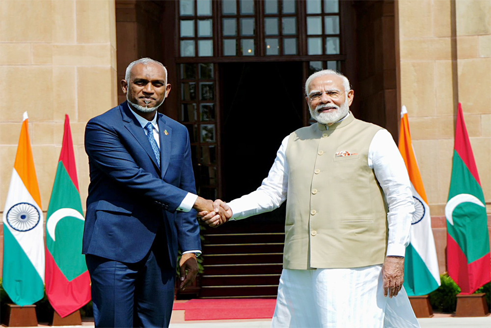 मालदीव के राष्ट्रपति मुइज्जू का भारत दौरा, पीएम मोदी के साथ की द्विपक्षीय वार्ता