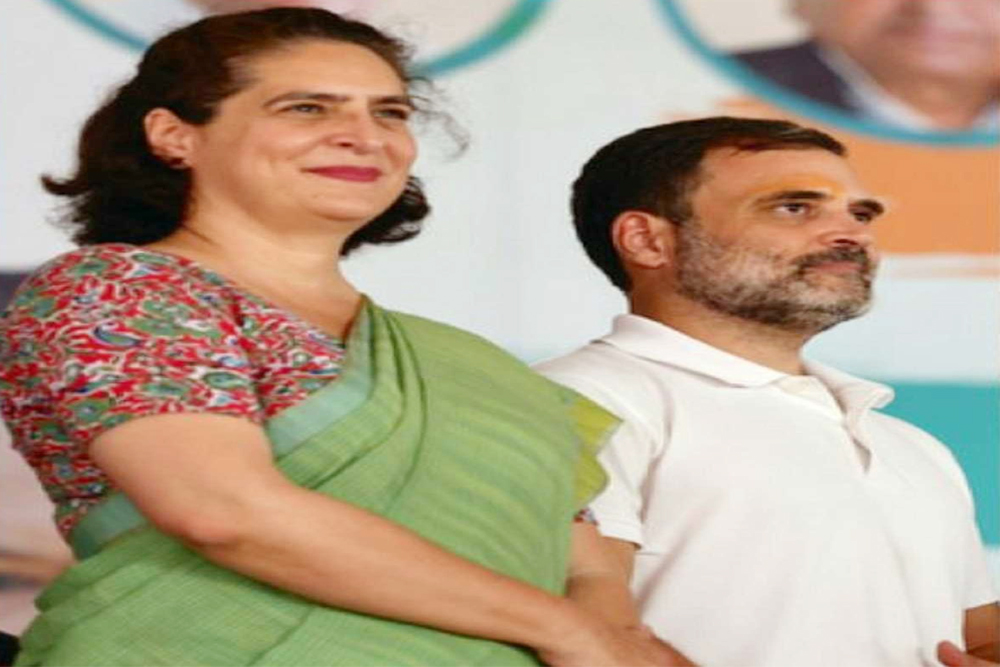 राहुल और प्रियंका गांधी ने शारदीय नवरात्रि की शुभकामनाएं दीं