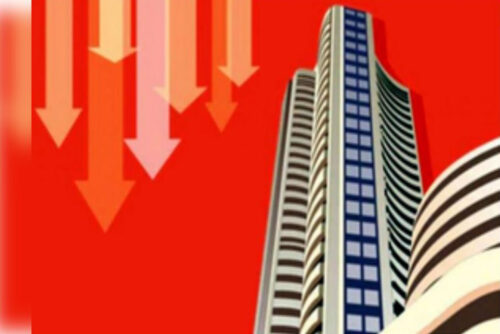 वित्त वर्ष के आखिरी सत्र में सेंसेक्स 1,635 अंक गिरकर बंद