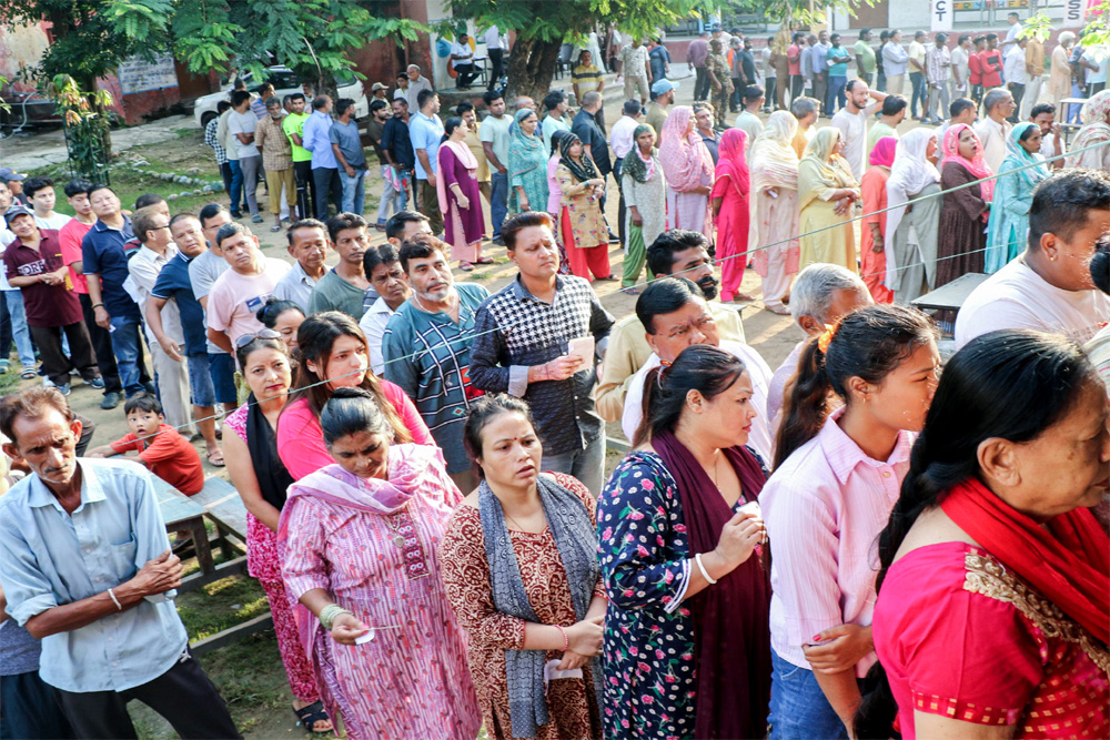 कश्मीर में वोटिंग का नया रिकॉर्ड