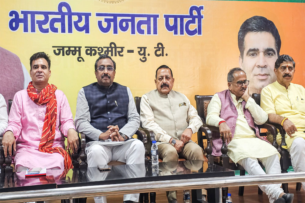 जम्मू कश्मीर की भाजपा को चिंता नहीं