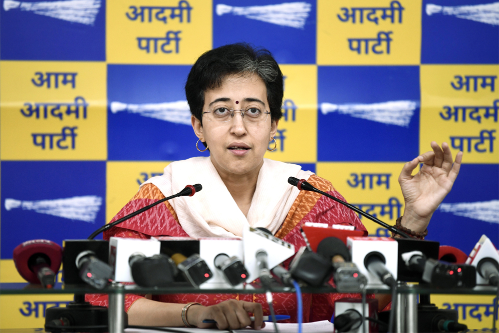 सीएम आतिशी ने रोहिणी में नये स्कूल का उद्घाटन किया