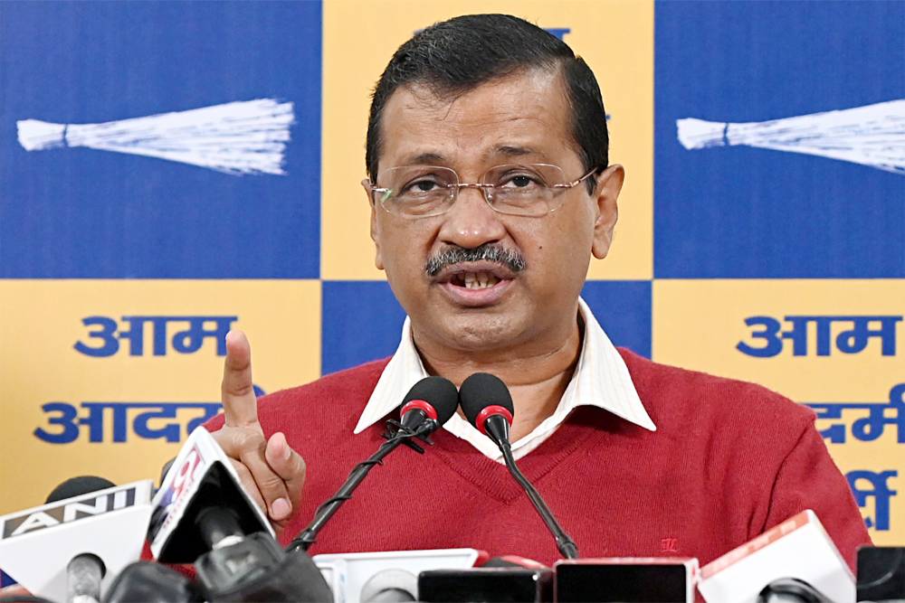 अरविंद केजरीवाल का बीजेपी पर “आप” के वोट कटवाने का आरोप