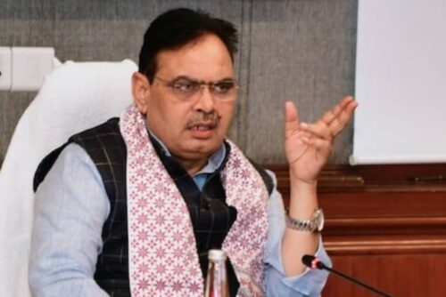 भजनलाल से रावत की मुलाकात