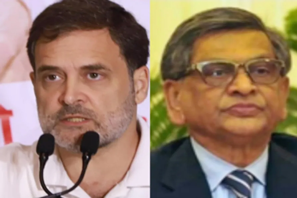 कर्नाटक के विकास में एसएम कृष्णा का महत्वपूर्ण योगदान: राहुल गांधी