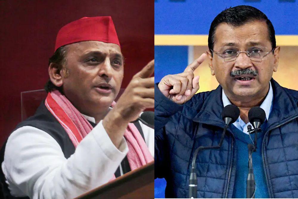 Delhi Elections: दिल्ली में सपा करेगी AAP के लिए प्रचार, अखिलेश संग केजरीवाल का रोड शो