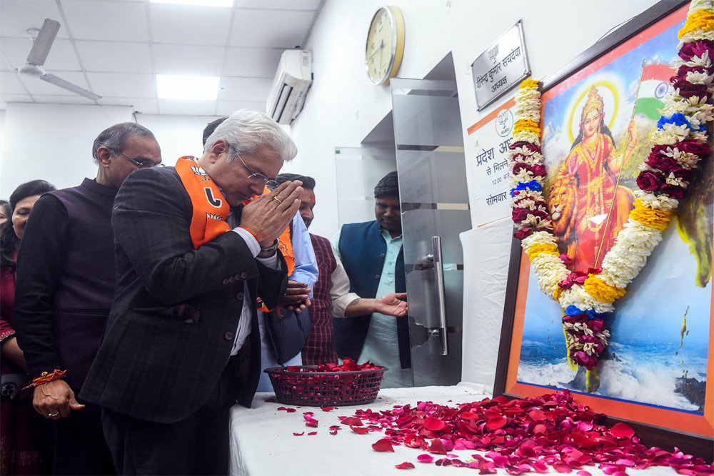 भाजपा विधायकों की बैठक हुई